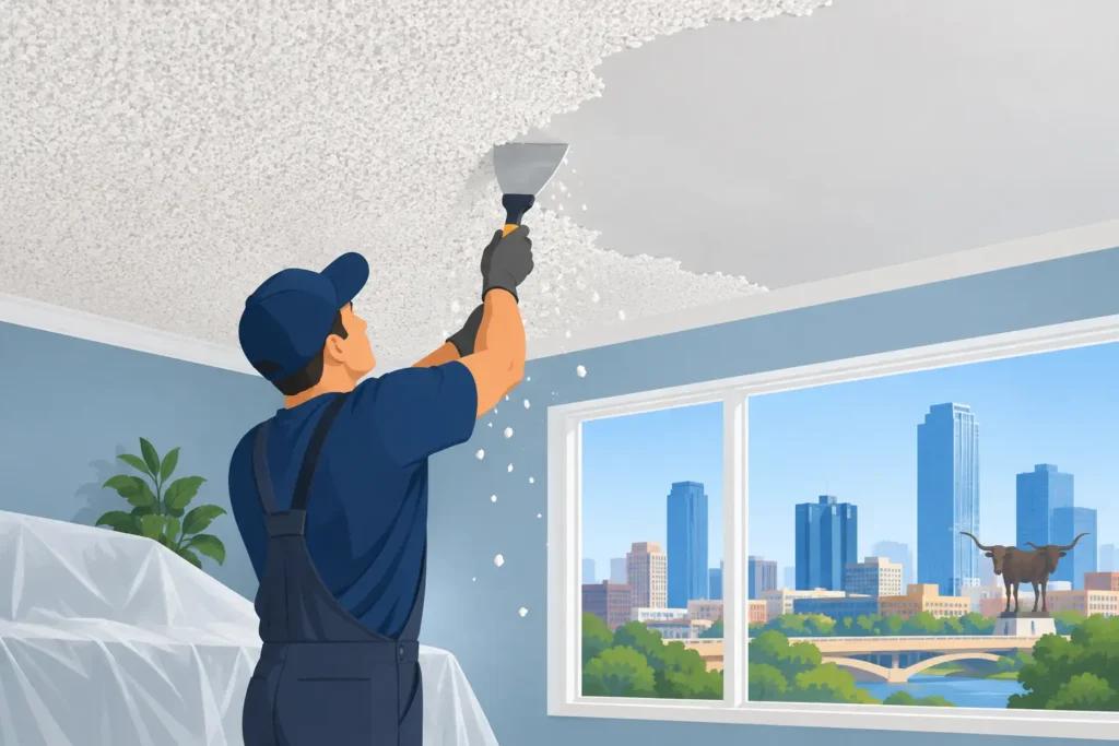 Popcorn Ceiling Removal for Fort Worth Homes