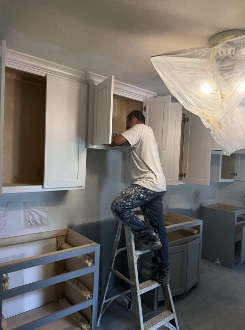 Cabinet Painting Project